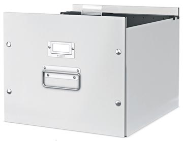 Boite pour dossiers suspendus click &amp; store blanc leitz
