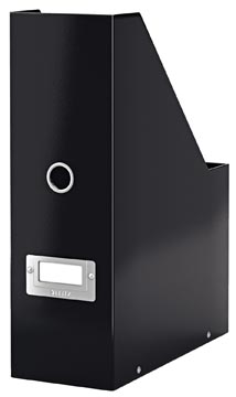 Tijdschriftenhouder leitz click &amp; store zwart 95x310x245mm