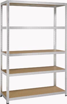 Avasco étagère Strong 175, ft 176 x 120 x 40 cm, 5 tablettes, galvanisé