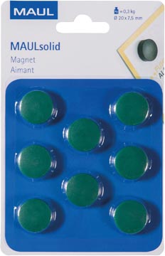 B.8 maulsolid magneet 20mm groen maul