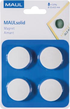 B.4 maulsolid aimant 32mm blanc maul