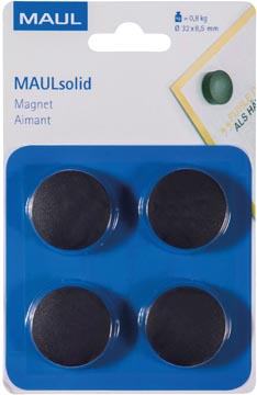 B.4 maulsolid aimant 32mm noir maul