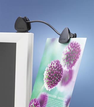 Porte documents flex clip noir kensington