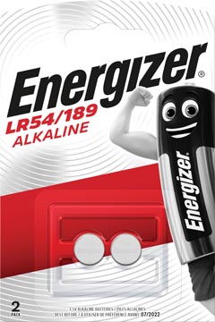 Energizer pile bouton LR54/189, blister de 2 pièces