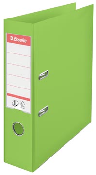 Ordner/hefboom pp 7,5cm a4 vivida groen esselte
