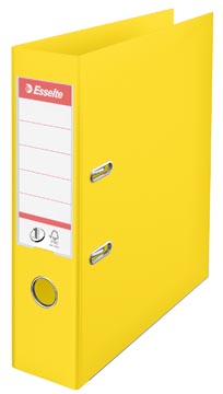 Ordner/hefboom pp 7,5cm a4 vivida geel esselte