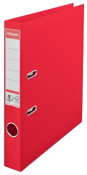 Ordner/hefboom pp 5cm a4 rood esselte 