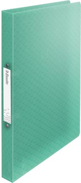 Ringmap colour'breeze pp 2 ringen a4 groen esselte