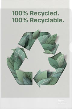 B.100 pochette coin 100% recycle copy-safe a4 transparent esselte