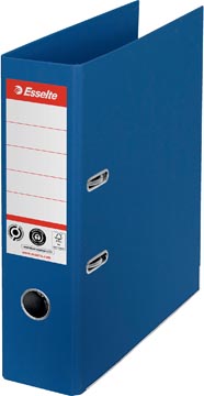 Ordner gerecycleerd karton  7.5cm a4 blauw esselte