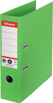 Ordner gerecycleerd karton  7.5cm a4 groen esselte