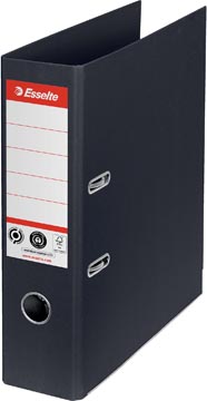 Ordner gerecycleerd karton  7.5cm a4 zwart esselte