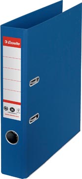 Ordner gerecycleerd karton  5 cm a4 blauw esselte