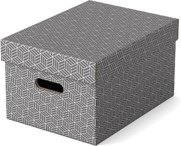 P.3 opbergdoos design 26,5 x 36,5 x 20,5 cm grijs esselte
