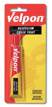 Alleslijm kleurloos 25 ml velpon 