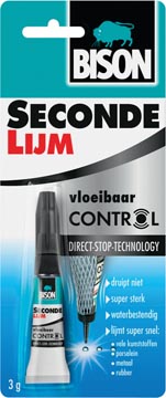 Bison colle instantanée Control Vloeibaar, tube de 3 g, sous blister