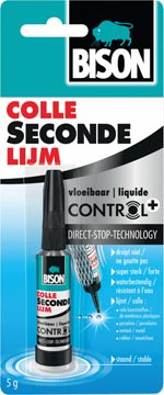 Bison colle instantanée Control Vloeibaar, tube de 5 g, sous blister