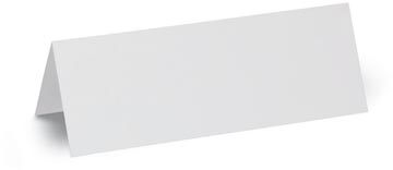MAUL cartes de nom, ft 21 x 7,5cm, blanc, paquet de 100 pièces