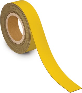 Maul Bande de marquage magnétique 10mtx40mm, jaune