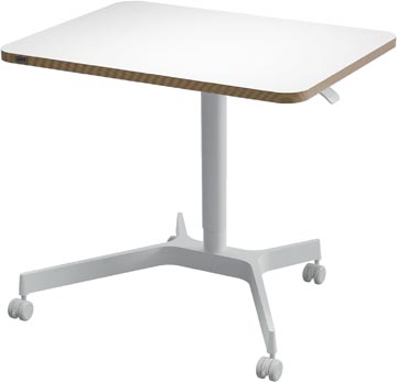 Zit/sta bureau ergo mobiel wit leitz
