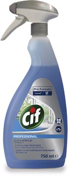 Spray 750 ml glas- en interieurreiniger cif