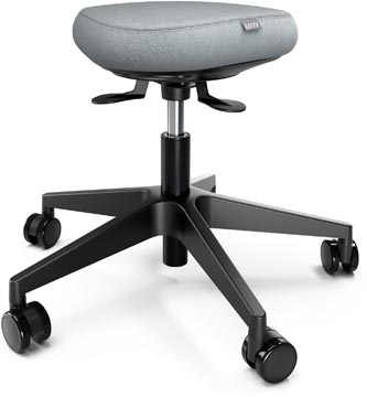 Leitz Ergo actieve Zitkruk met comfort wiebelkussen, met wieltjes