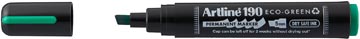 Artline marqueur permanent Drysafe 190 Eco-Green, 2-5 mm, point biseautée, vert