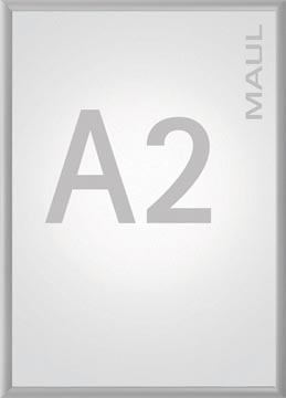 MAUL clicklijst standaard, lijst 25mm A2, zilverkleurig posterframe