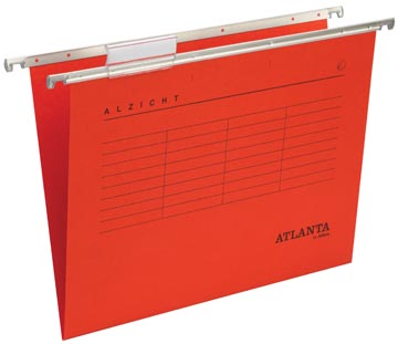 Atlanta dossiers suspendus Alzicht Spectrum ft folio, fond en V, rouge