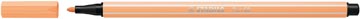 STABILO Pen 68 viltstift, pastel oranje