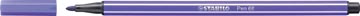 Viltstift pen 68 violet stabilo