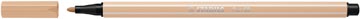 STABILO Pen 68 viltstift, beige