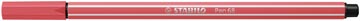 STABILO Pen 68 viltstift, rust red (roestrood)