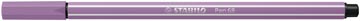 STABILO Pen 68 viltstift, grey violet (violetgrijs)