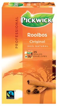 P.25 theezakjes rooibos fairtrade pickwick