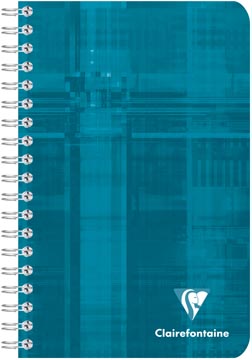 Carnet note a spirale quadrille 100 pages 11 x 17 cm assorti clairefontaine