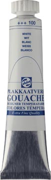 Plakkaatverf 20 ml wit talens 