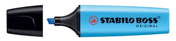Markeerstift blauw stabilo boss
