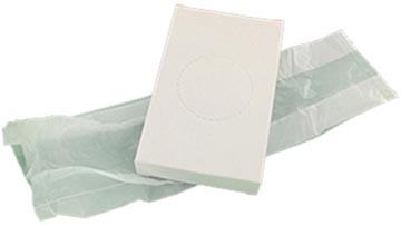 Sachets hygiéniques LDPE, blanc, 46 x 25 pièces