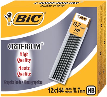 Etui 12 minen criterium gilbert 0,7 mm bic