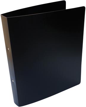 Classeur 2 anneaux pp couleurs noir alpha