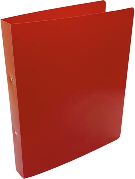 Classeur 2 anneaux pp couleurs rouge alpha