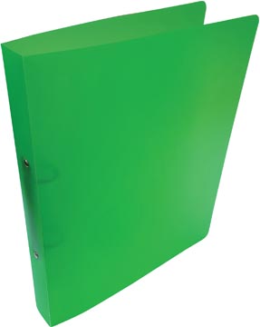 Ringmap pp 2 ringen 25 mm a4 transparant groen alpha