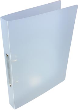 Classeur 2 anneaux pp couleurs transparent blanc alpha