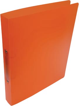 Classeur 2 anneaux pp couleurs transparent orange alpha