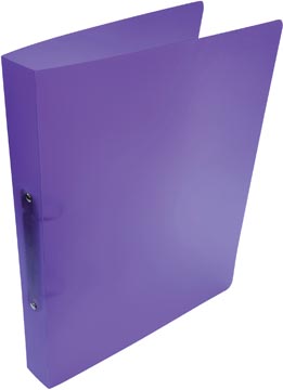 Classeur 2 anneaux pp couleurs transparent violet alpha