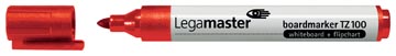 Marqueur tableaux blancs tz100 rouge legamaster