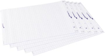 P.5 blokken 20 vel flipoverpapier geruit 98 x 65 cm legamaster
