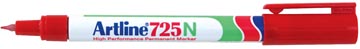 Permanent marker artline 725  rood 