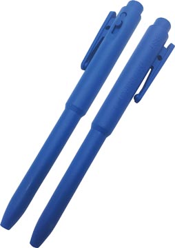 BST stylo bille détectable J800, industrie alimentaire, bleu, boîte de 25 pièces
